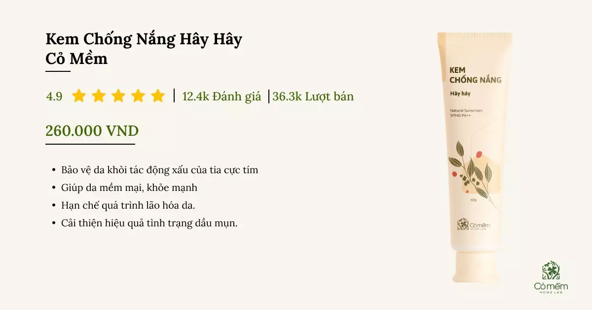 kem chống nắng cho da dầu mụn