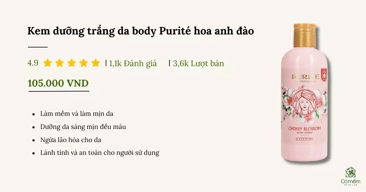 kem dưỡng trắng da body