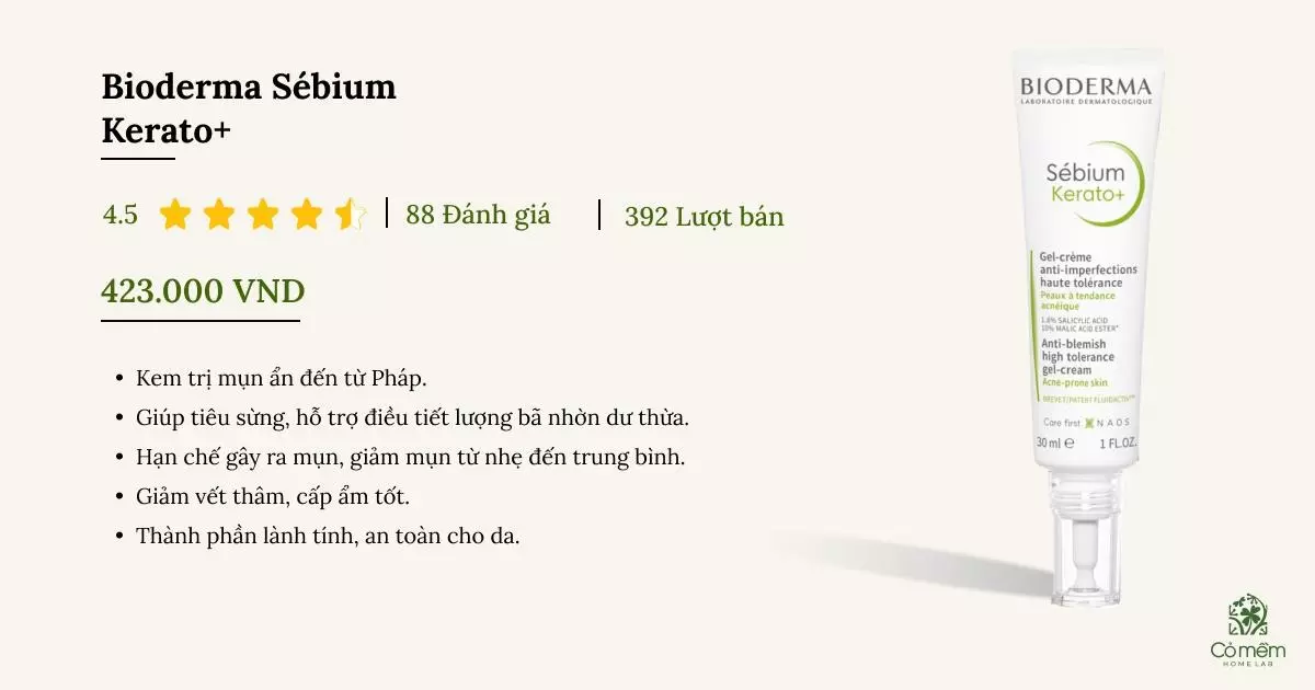 kem trị mụn ẩn