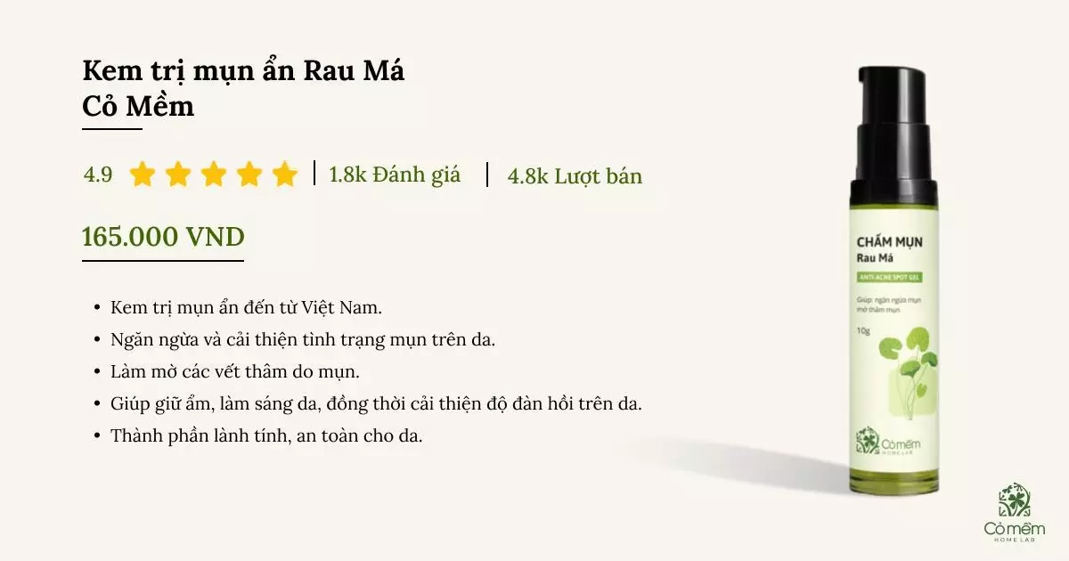 kem trị mụn ẩn