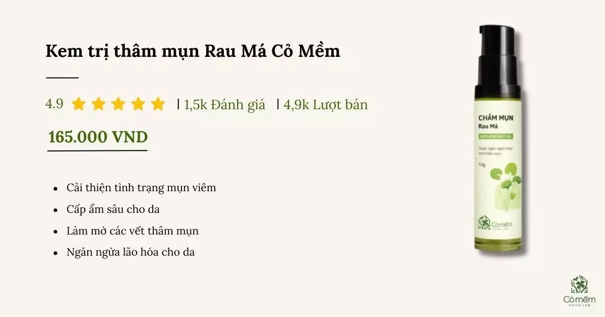 kem trị thâm mụn