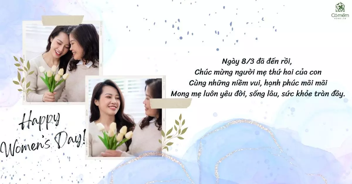 lời chúc 8 3 cho mẹ chồng