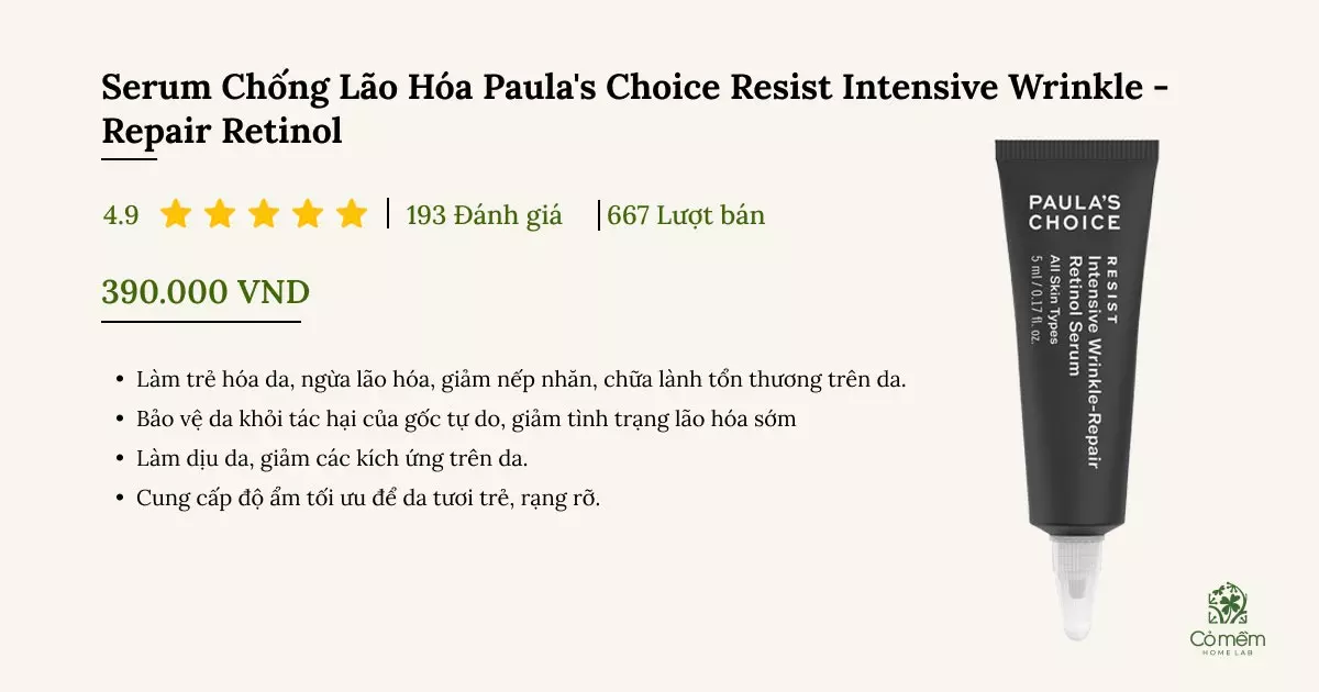 serum chống lão hoá