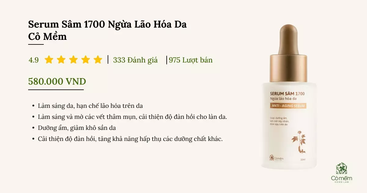 serum chống lão hoá