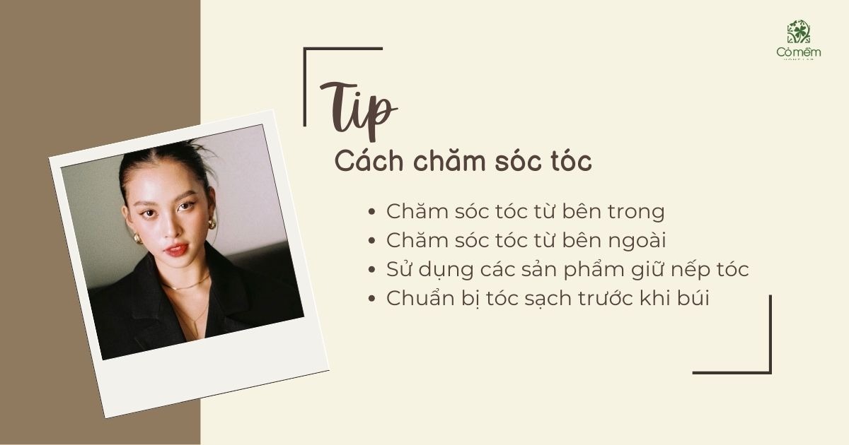 búi tóc đẹp đi dự tiệc