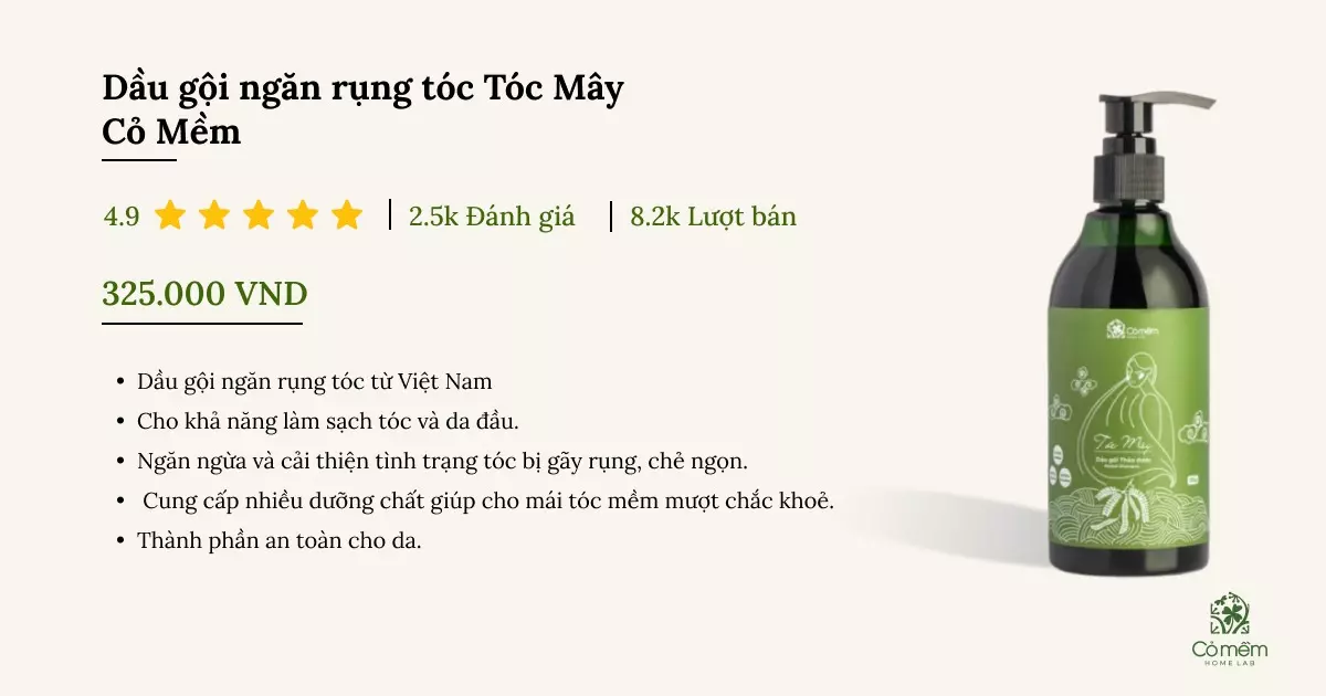 dầu gội ngăn rụng tóc