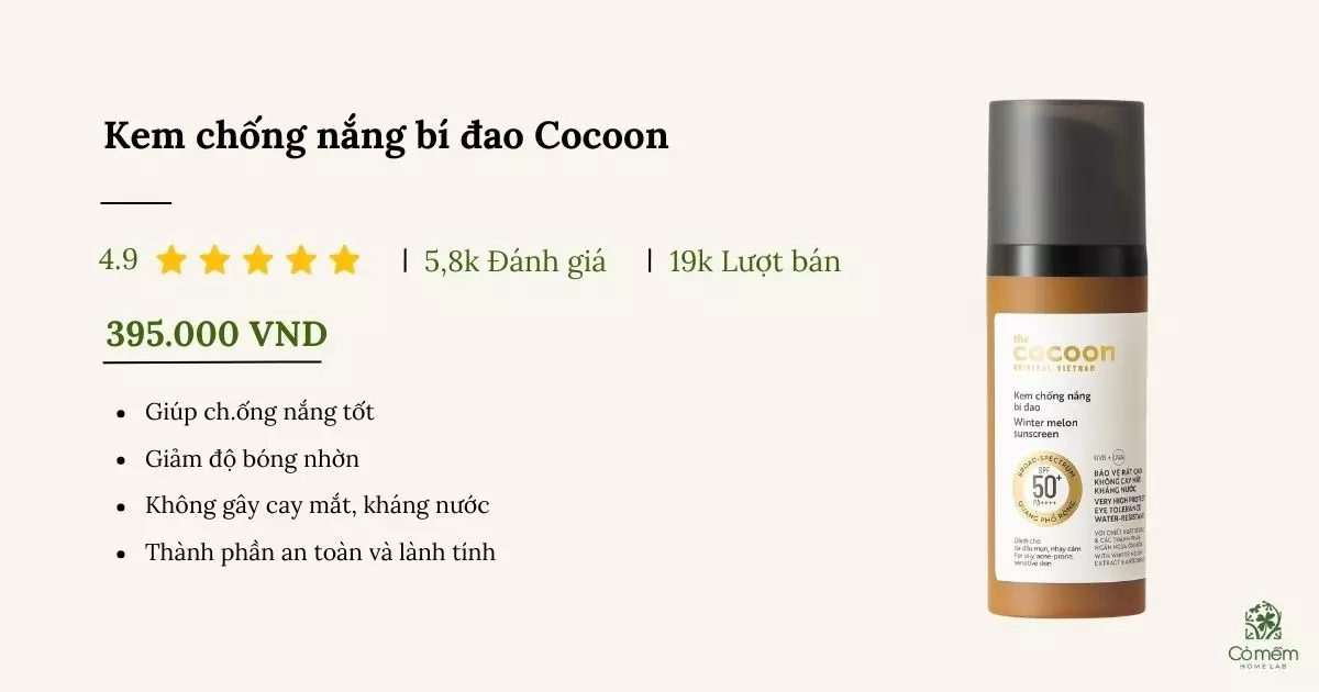 kem chống nắng cho da nhạy cảm