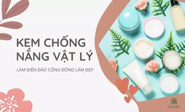 kem chống nắng vật lý