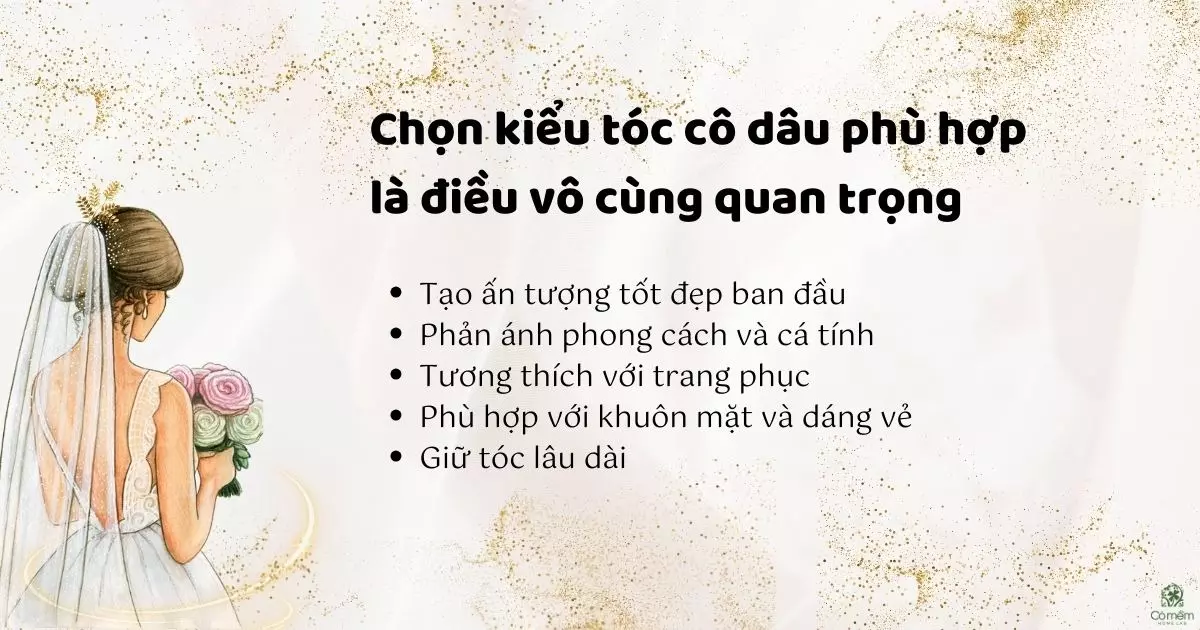 kiểu tóc cô dâu