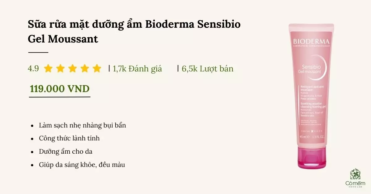 sữa rửa mặt dưỡng ẩm