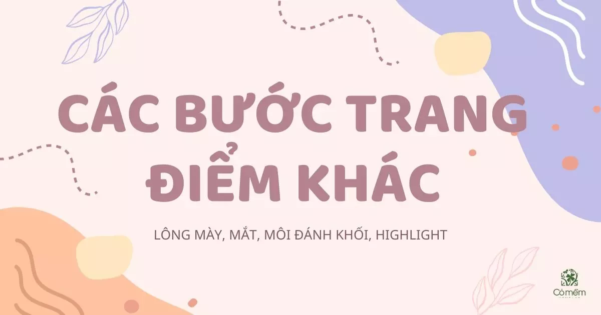 các bước trang điểm có kem chống nắng