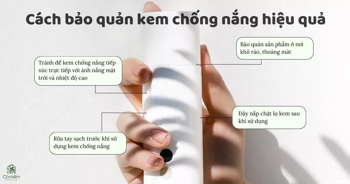 cách nhận biết kem chống nắng hết hạn