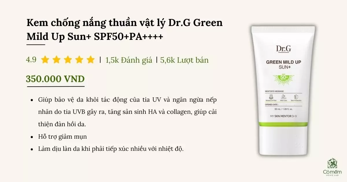 kem chống nắng chống lão hóa