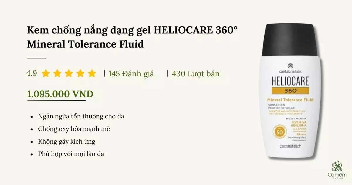 kem chống nắng dạng gel