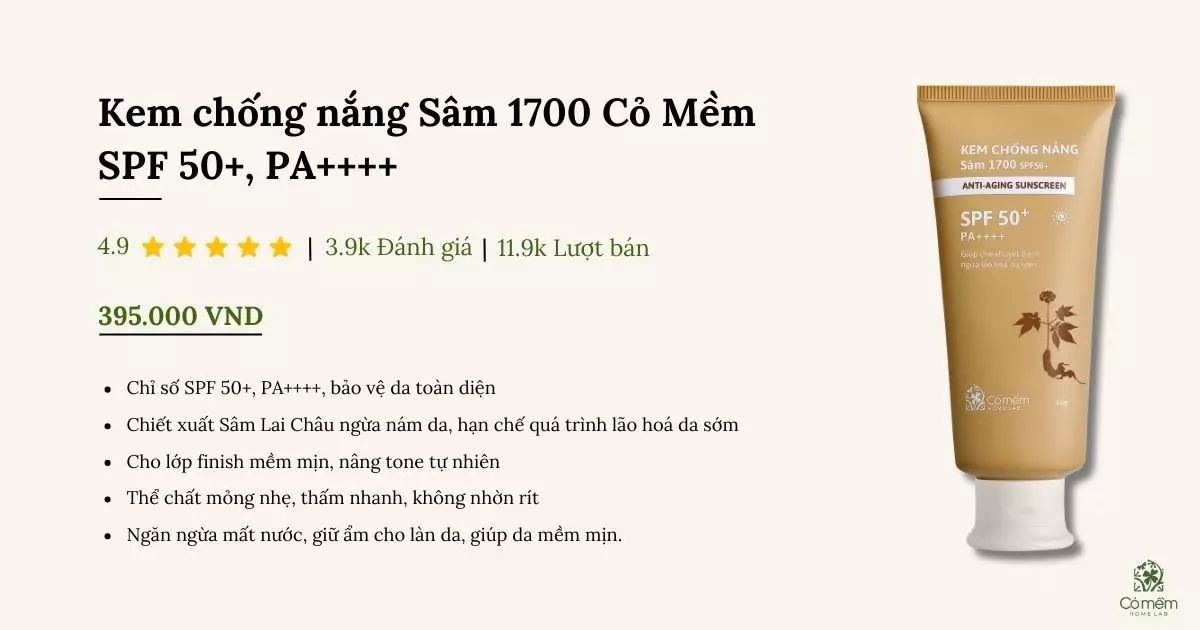 kem chống nắng nâng tone