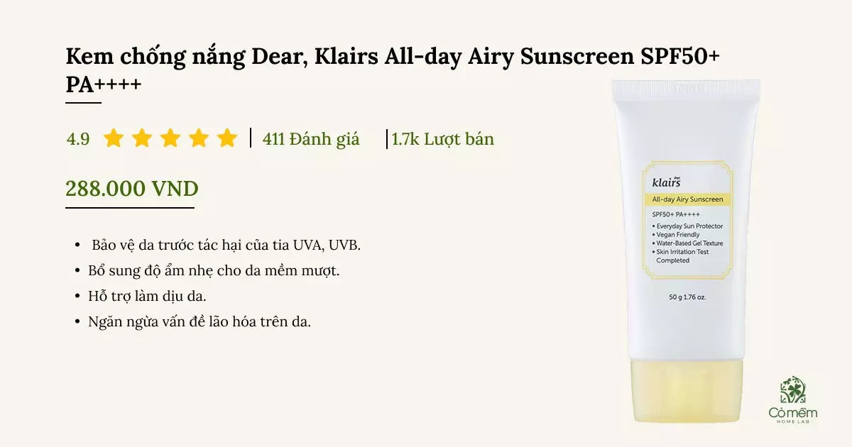 kem chống nắng spf 50