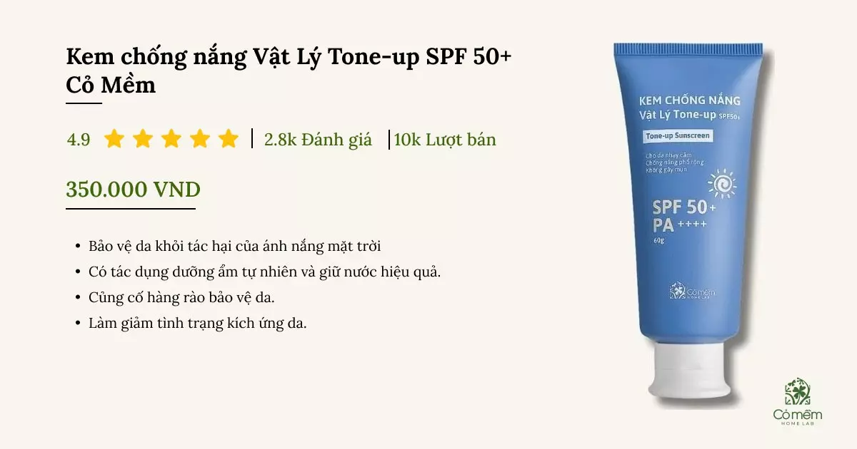 kem chống nắng SPF 50 