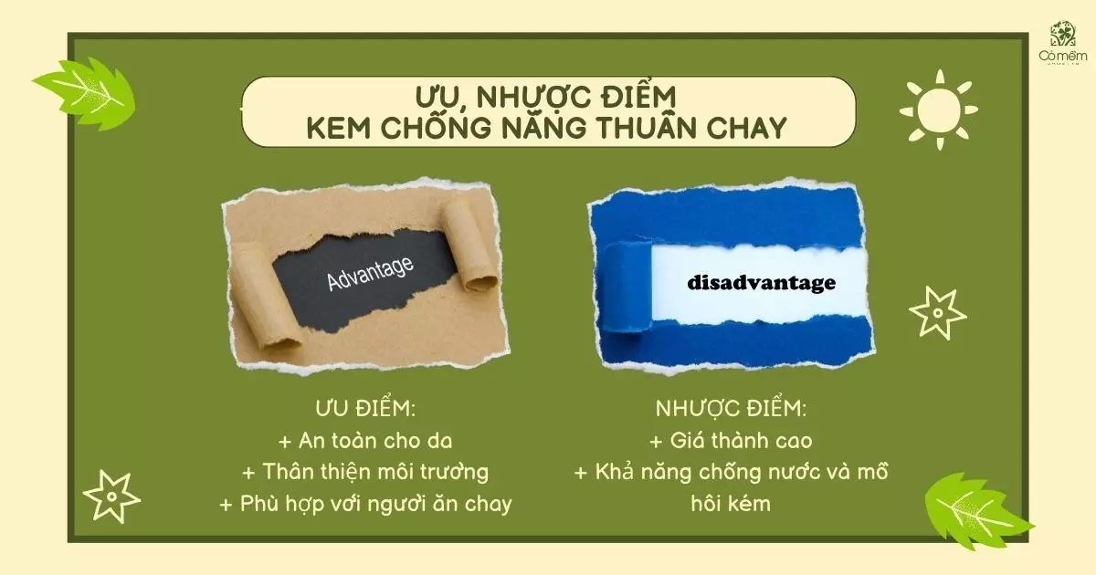 kem chống nắng thuần chay