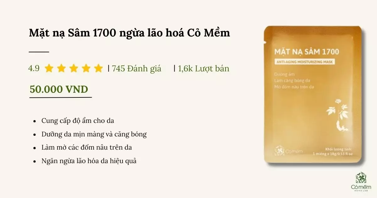 mặt nạ chống lão hóa