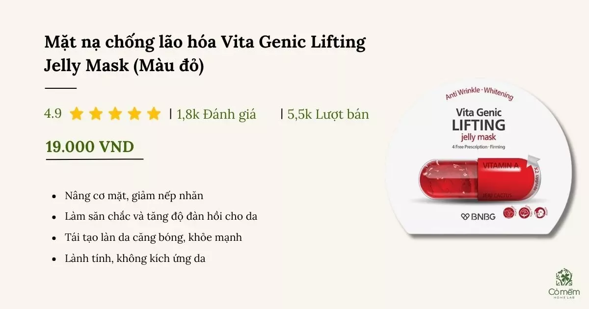 mặt nạ chống lão hóa