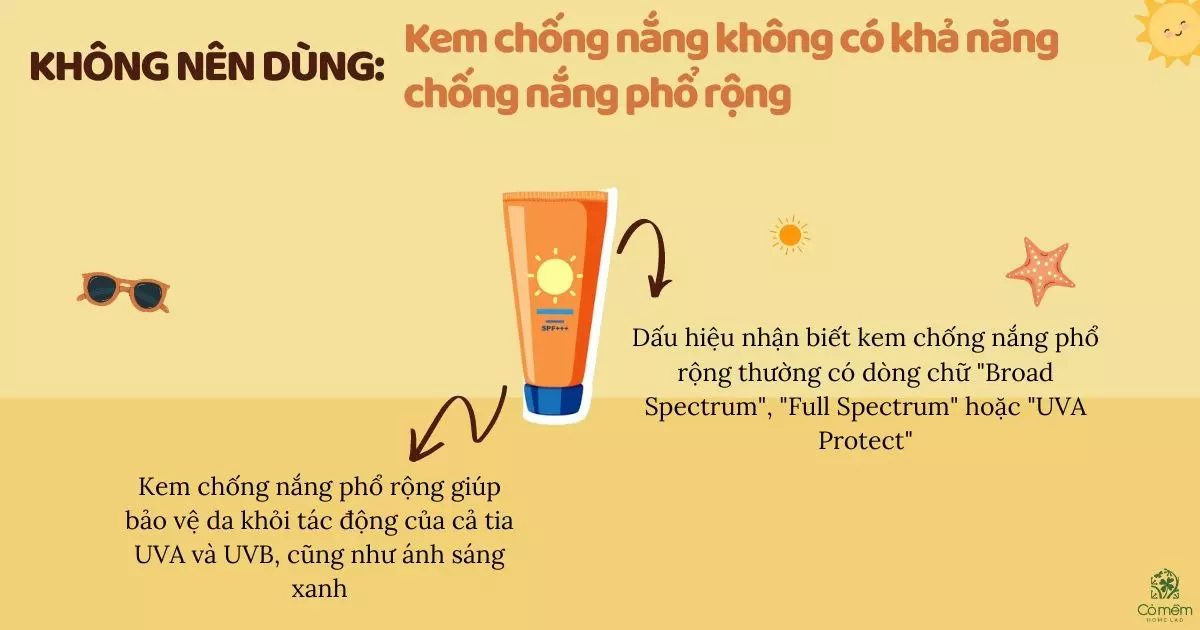 những loại kem chống nắng không nên dùng