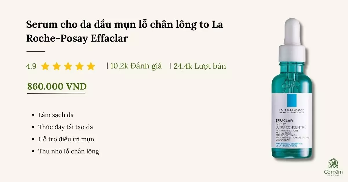 serum cho da dầu mụn lỗ chân lông to