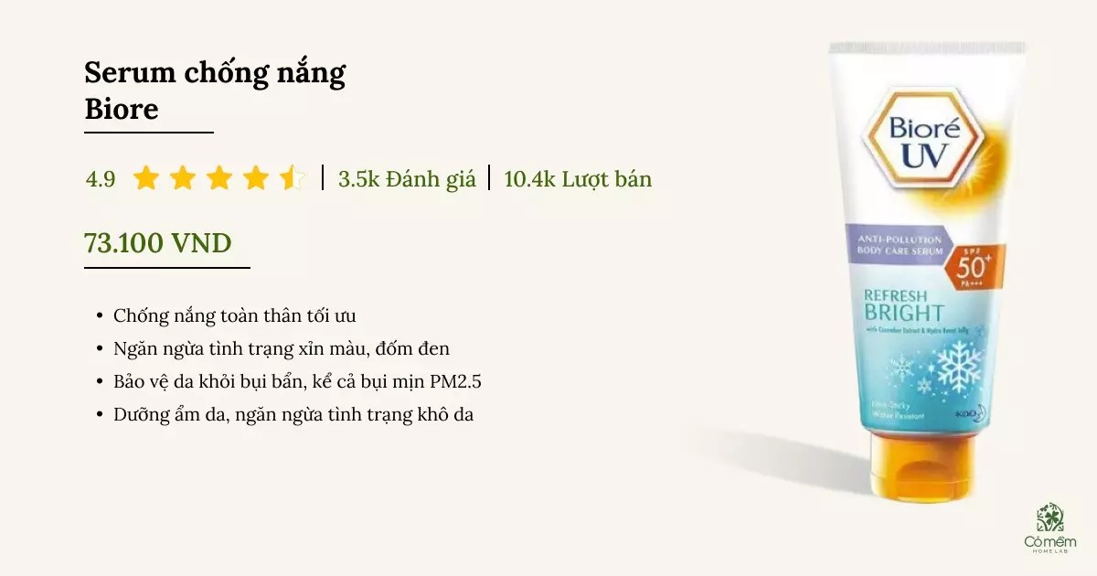 serum chống nắng