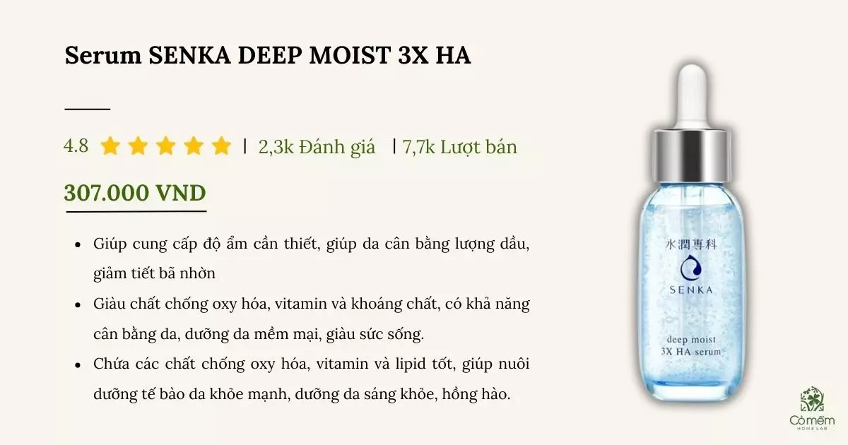 serum dưỡng ẩm cho da dầu