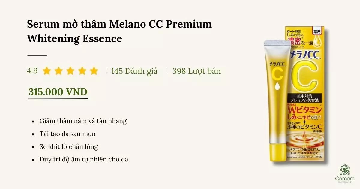 serum mờ thâm