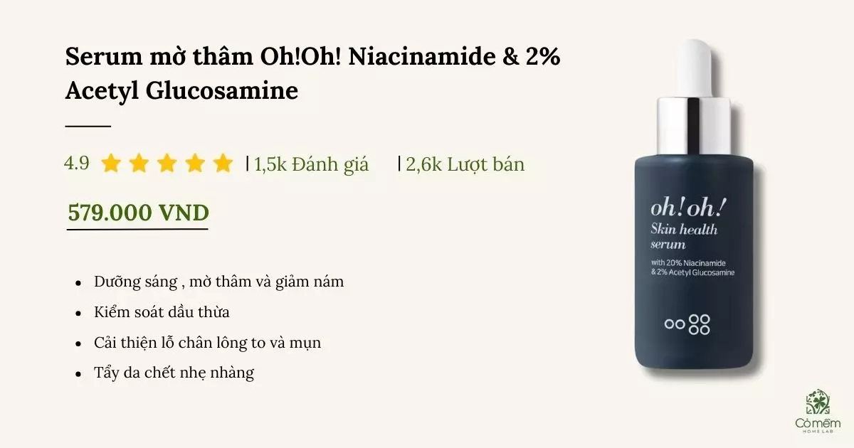 serum mờ thâm