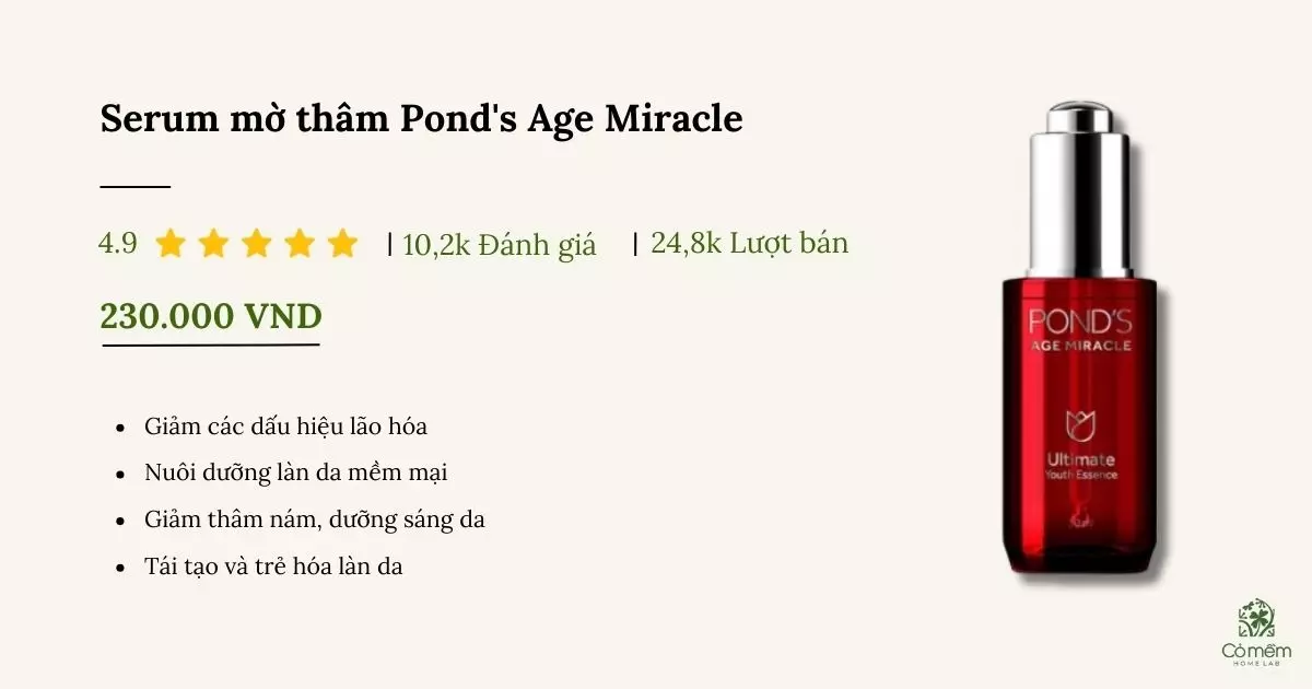 serum mờ thâm