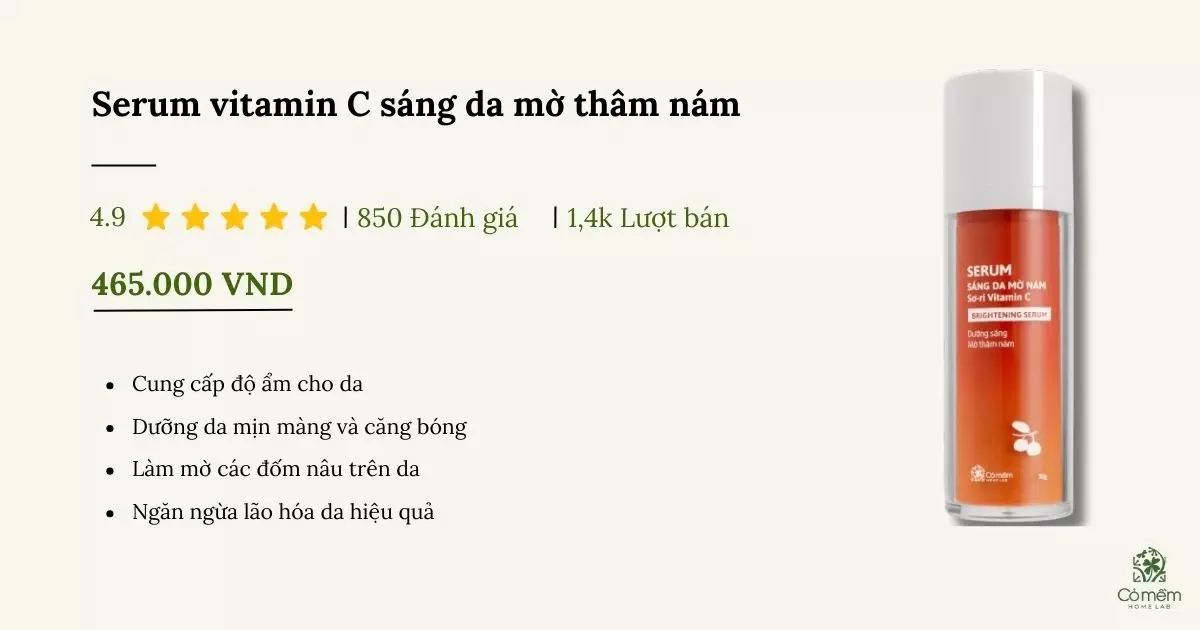 serum mờ thâm