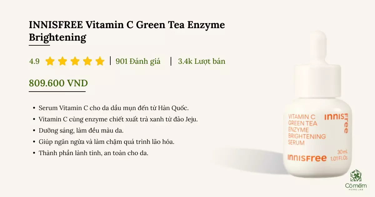 serum vitamin c cho da dầu mụn