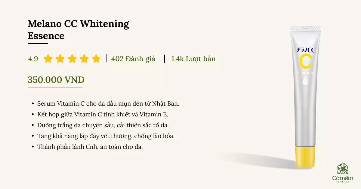 serum vitamin c cho da dầu mụn