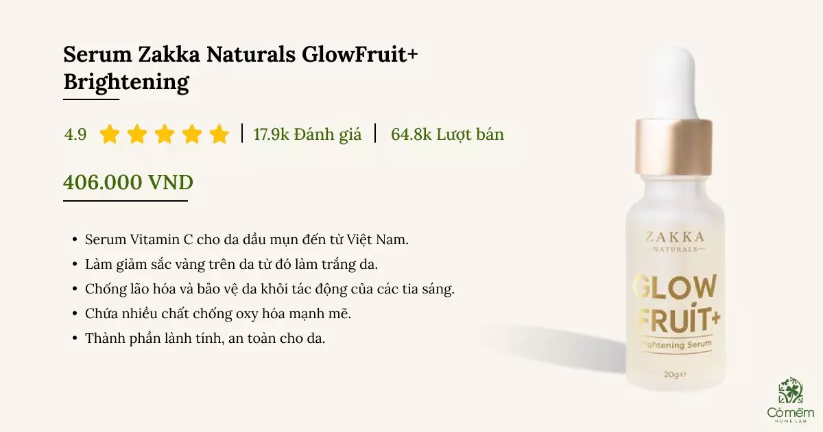 serum vitamin c cho da dầu mụn