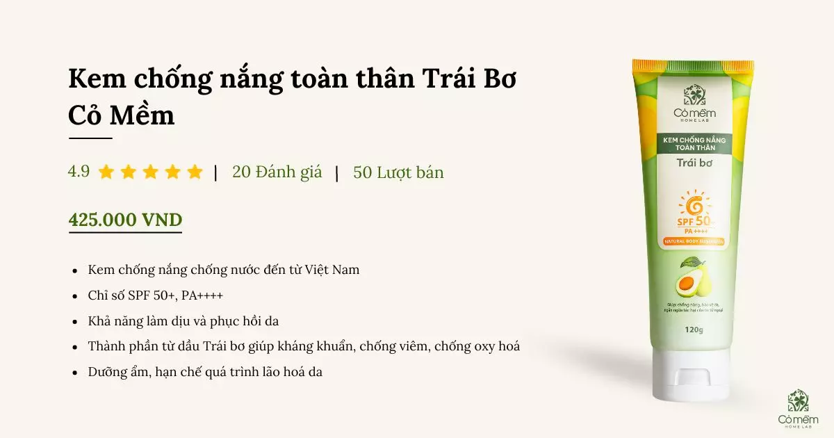 kem chống nắng body