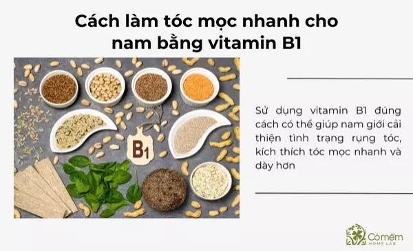 Cách làm tóc mọc nhanh cho nam