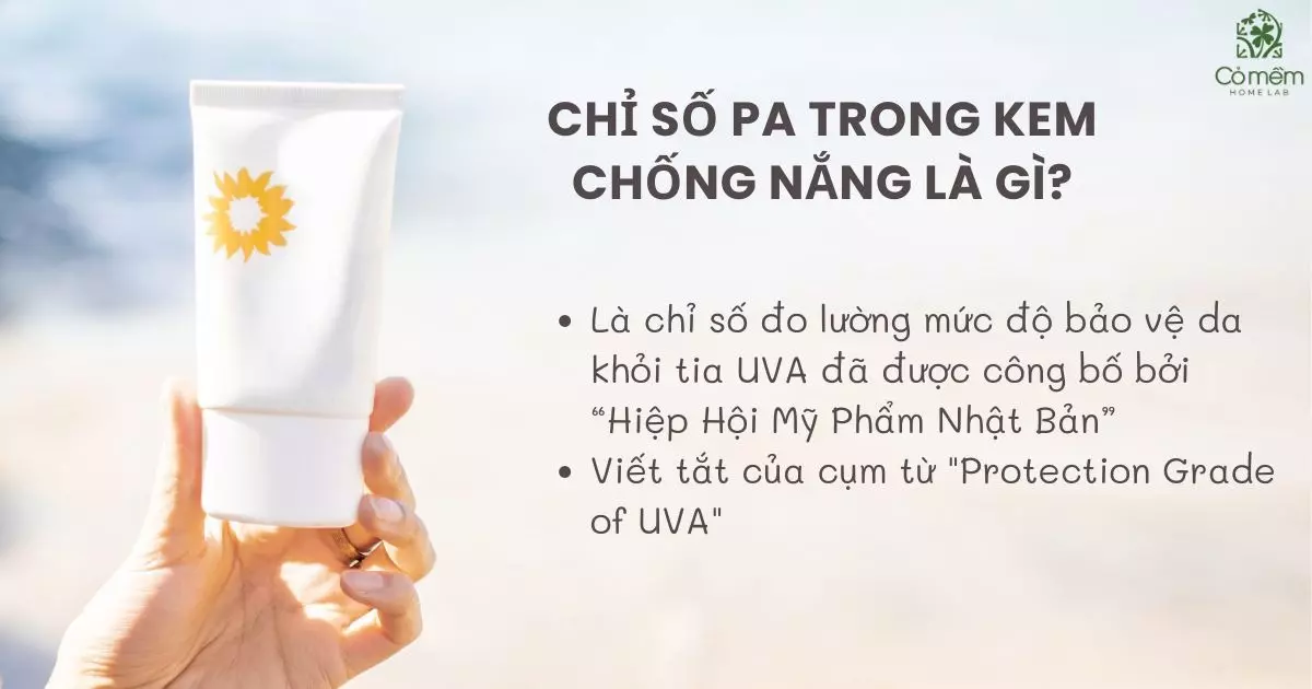 chỉ số pa trong kem chống nắng