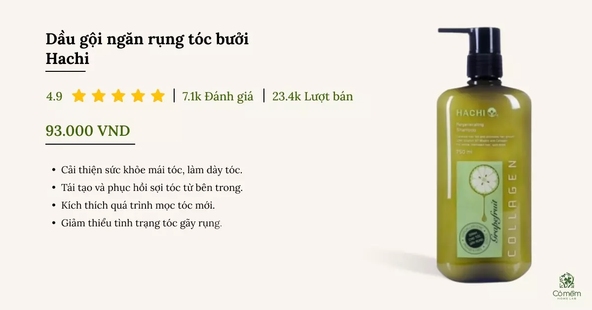 dầu gội ngăn rụng tóc kích thích mọc tóc