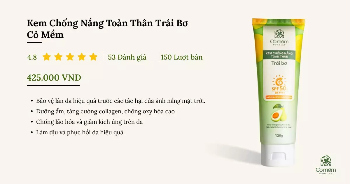 kem chống nắng mùa hè