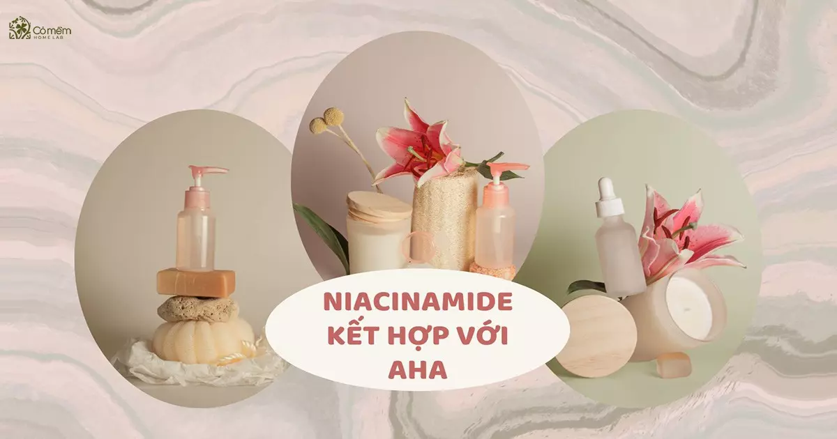 niacinamide kết hợp với gì