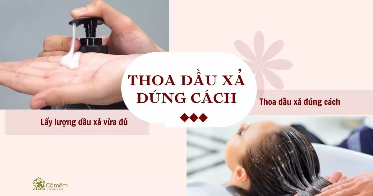 cách dùng dầu xả