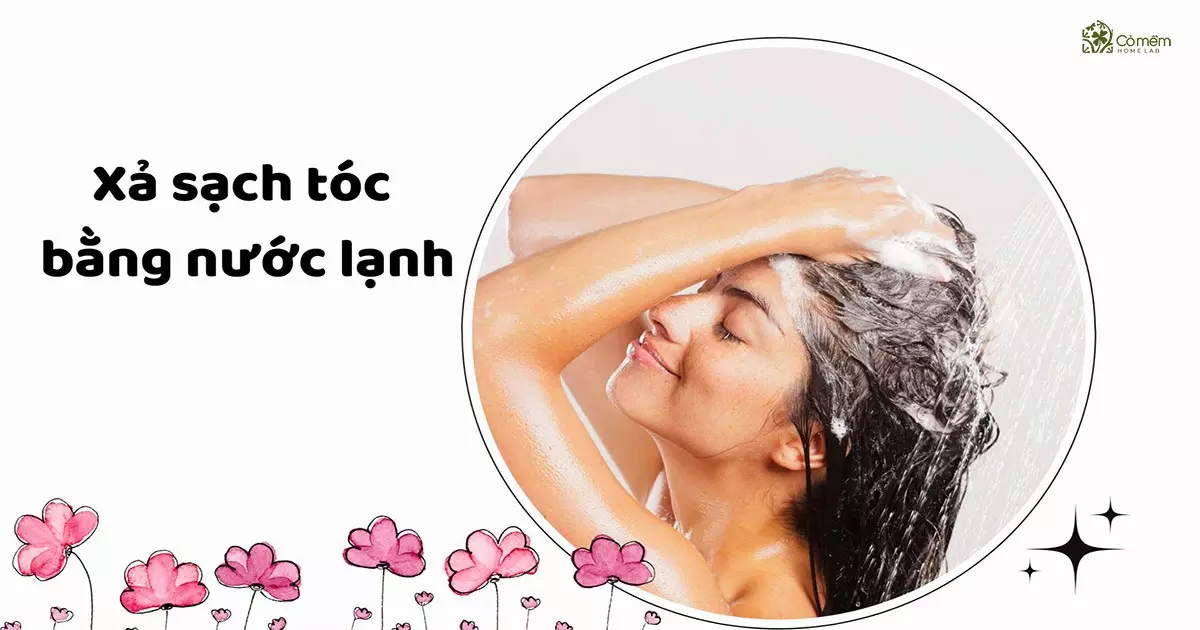 cách gội đầu lâu bết