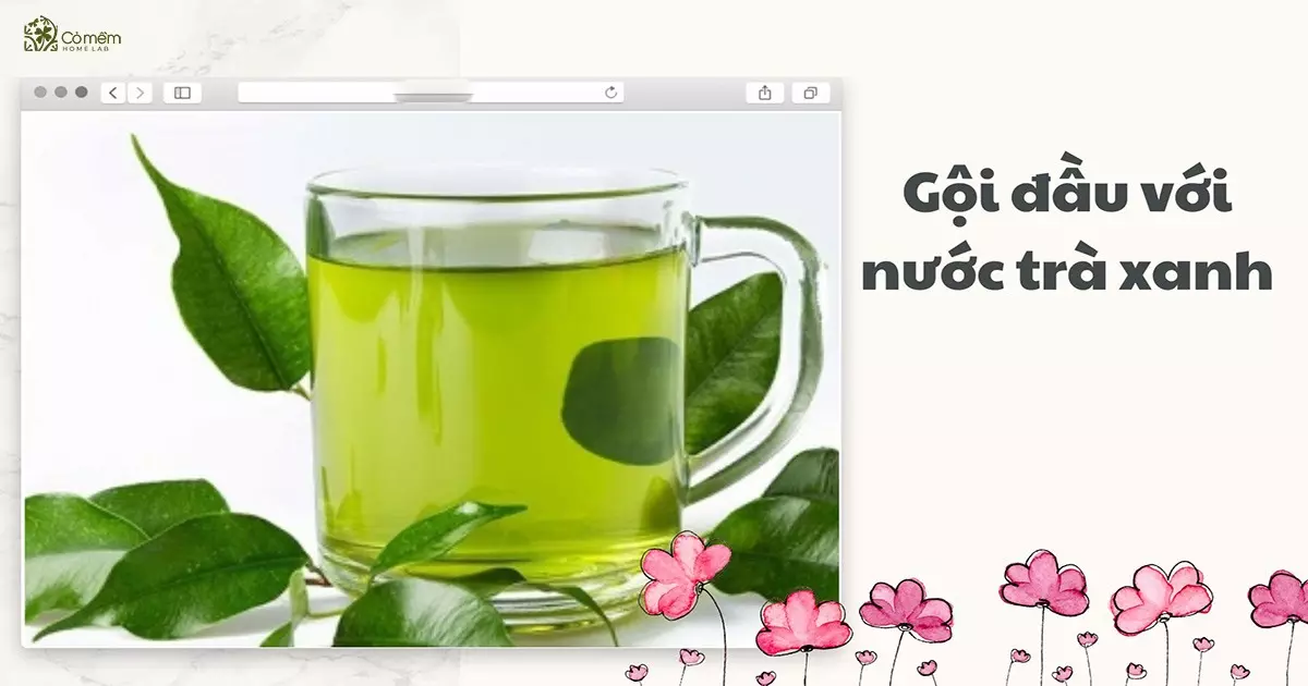 cách gội đầu lâu bết