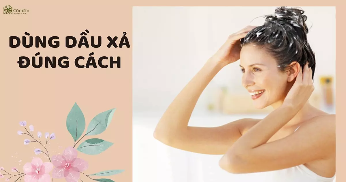 cách gội đầu lâu bết