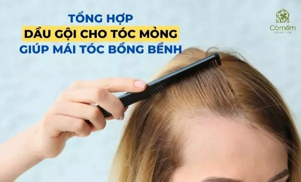 dầu gội cho tóc mỏng