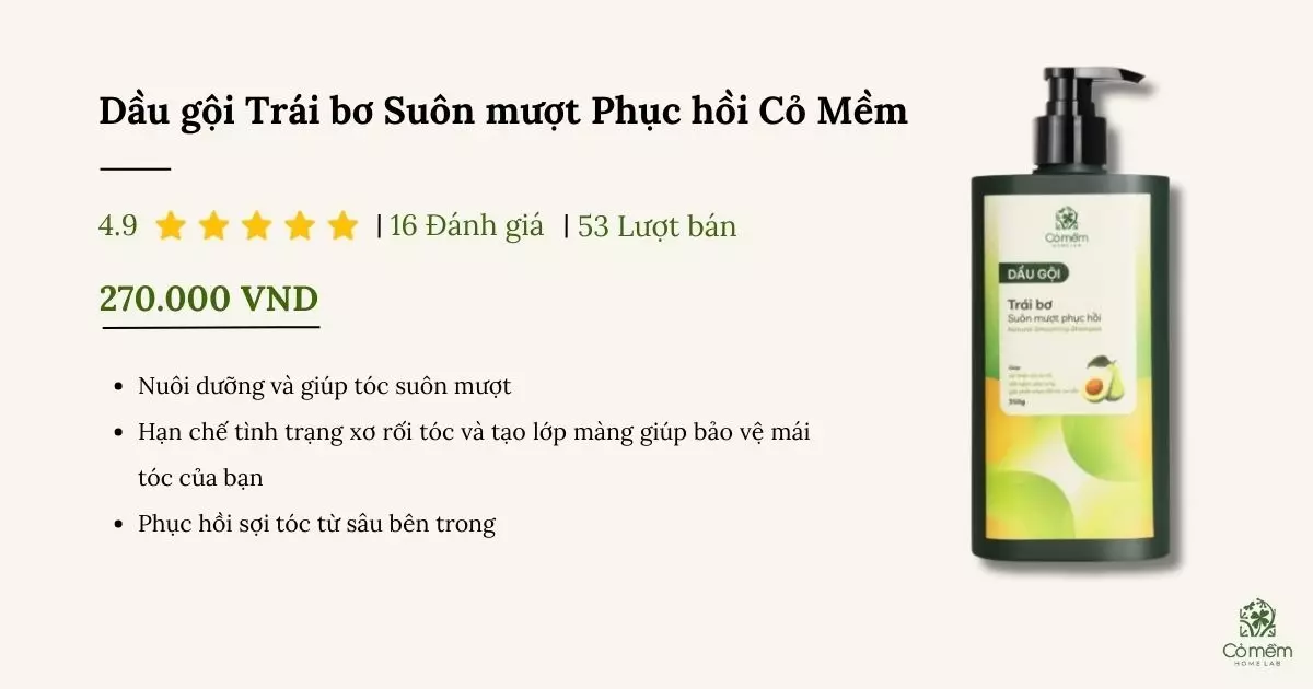 dầu gội cho tóc rễ tre