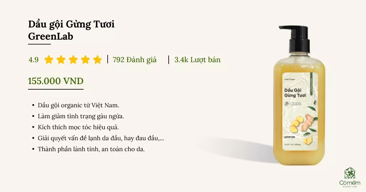 dầu gội organic