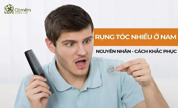 Rụng tóc nhiều ở nam: Nguyên nhân và cách khắc phục hiệu quả