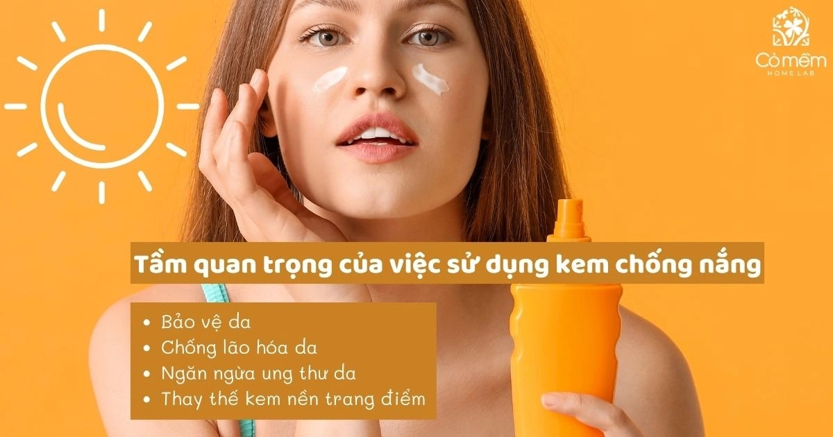 bôi kem chống nắng trước hay sau kem nền 